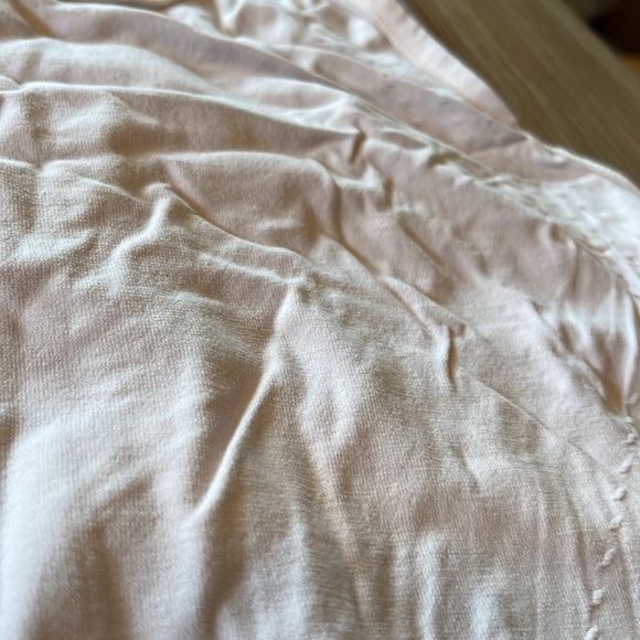 Athleta Womens Speedlight Racerback Tank Top M Medium Pale Pink Ruched Seamless - Picture 11 of 11